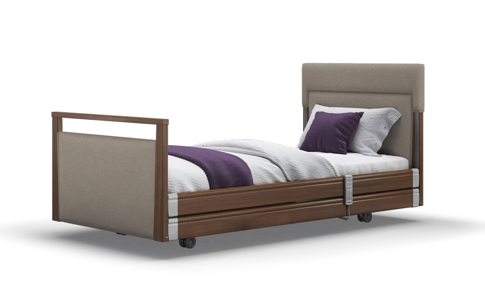 Opera Beds Signature Upholstered Electric Profiling Bed - Luxury Medical Care Bed - Detail View 149