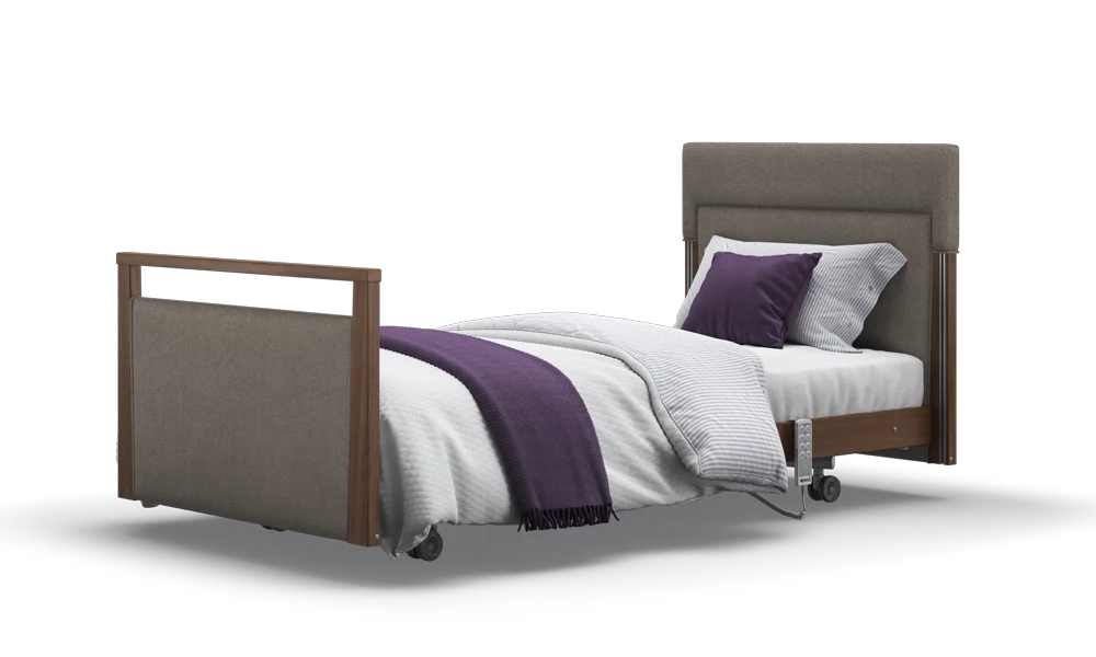 Opera Beds Signature Upholstered Electric Profiling Bed - Luxury Medical Care Bed - Detail View 150