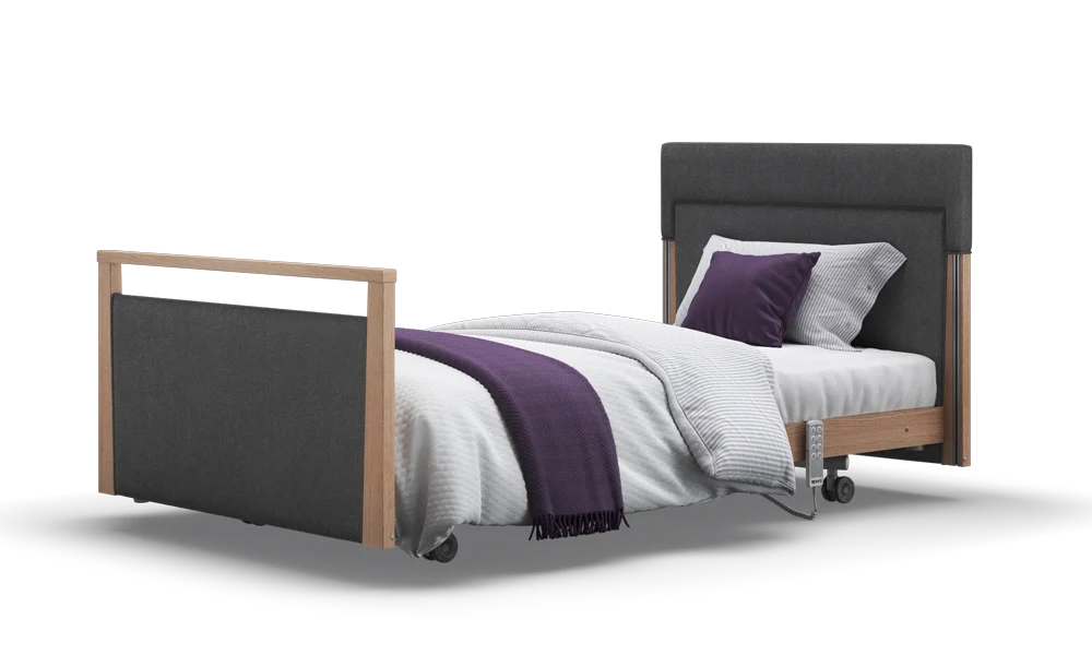 Opera Beds Signature Upholstered Electric Profiling Bed - Luxury Medical Care Bed - Detail View 122