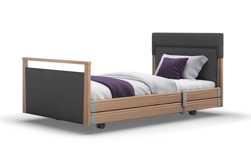 Opera Beds Signature Upholstered Electric Profiling Bed - Luxury Medical Care Bed - Detail View 123