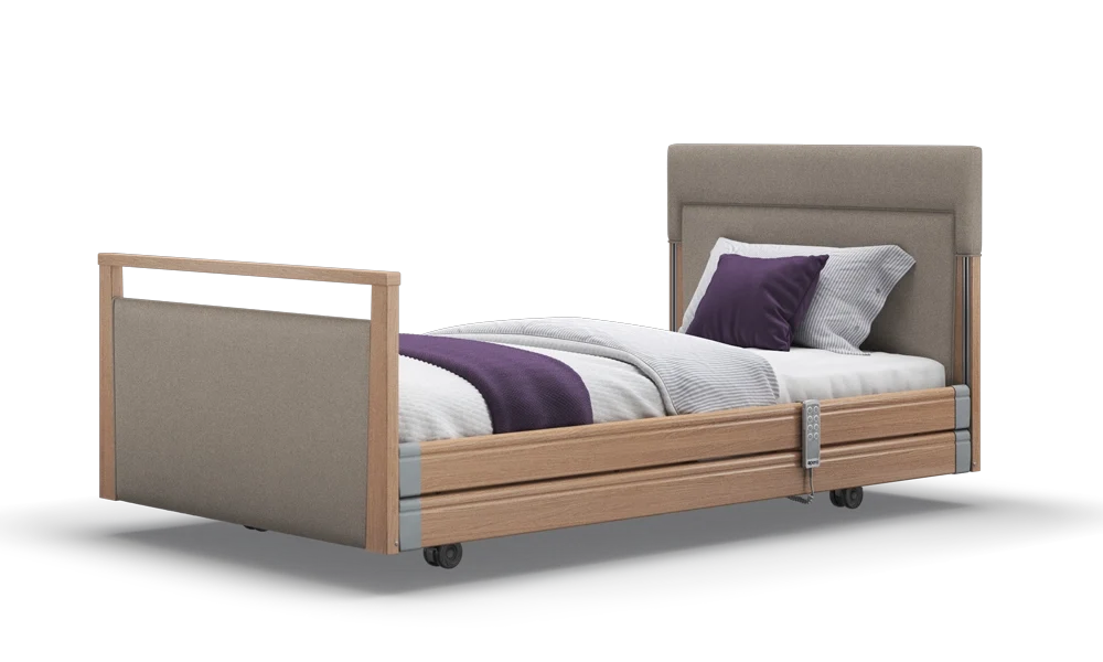 Opera Beds Signature Upholstered Electric Profiling Bed - Luxury Medical Care Bed - Detail View 111