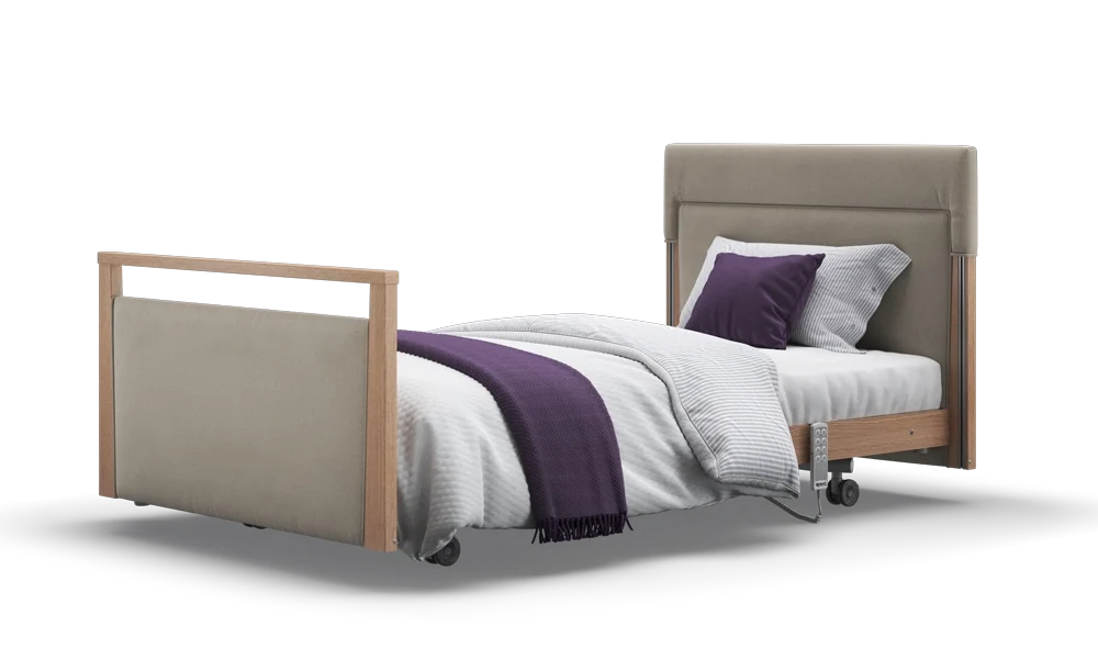 Opera Beds Signature Upholstered Electric Profiling Bed - Luxury Medical Care Bed - Detail View 128