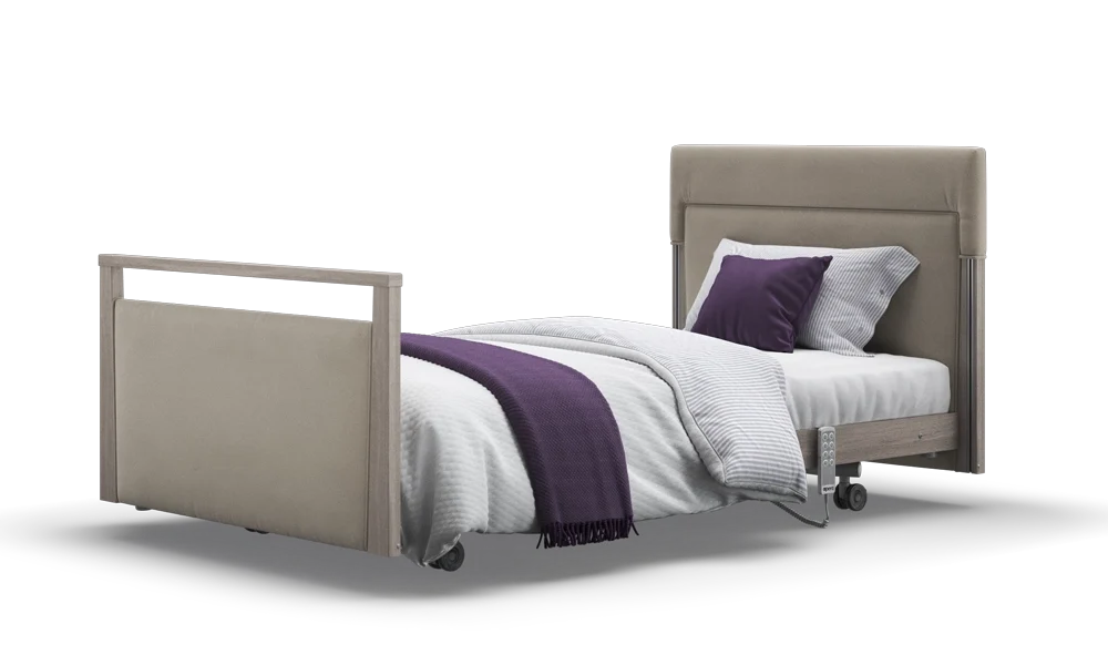 Opera Beds Signature Upholstered Electric Profiling Bed - Luxury Medical Care Bed - Detail View 200