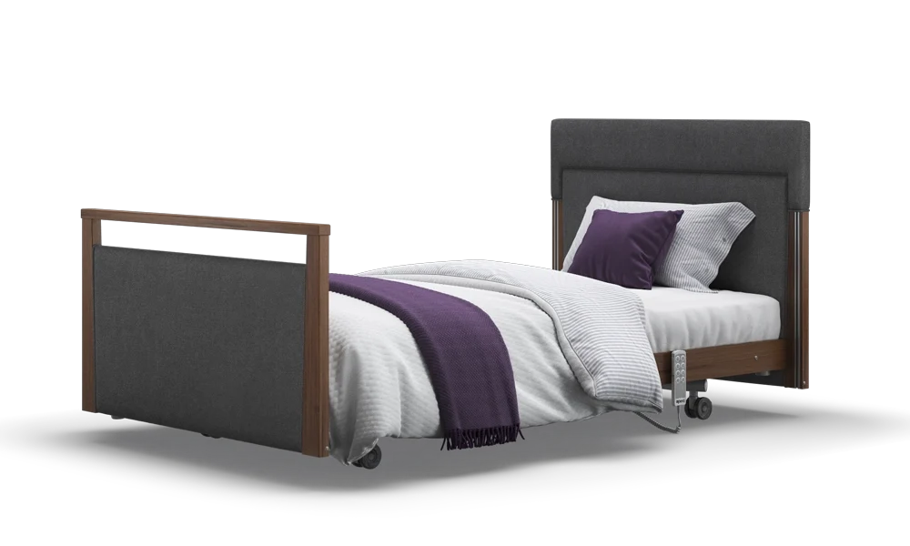 Opera Beds Signature Upholstered Electric Profiling Bed - Luxury Medical Care Bed - Detail View 158