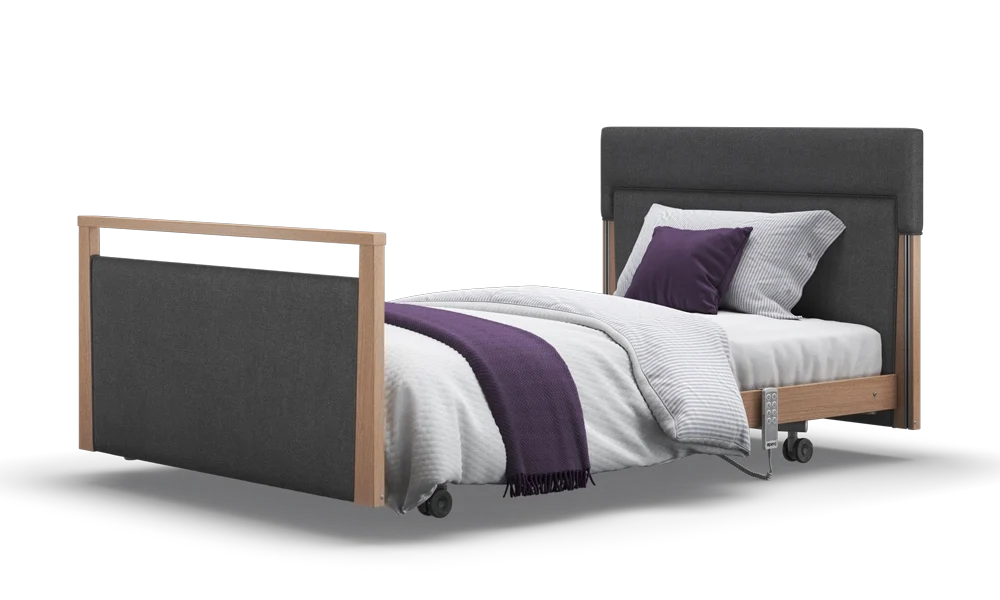 Opera Beds Signature Upholstered Electric Profiling Bed - Luxury Medical Care Bed - Detail View 124