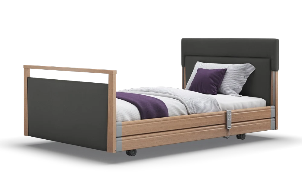 Opera Beds Signature Upholstered Electric Profiling Bed - Luxury Medical Care Bed - Detail View 136