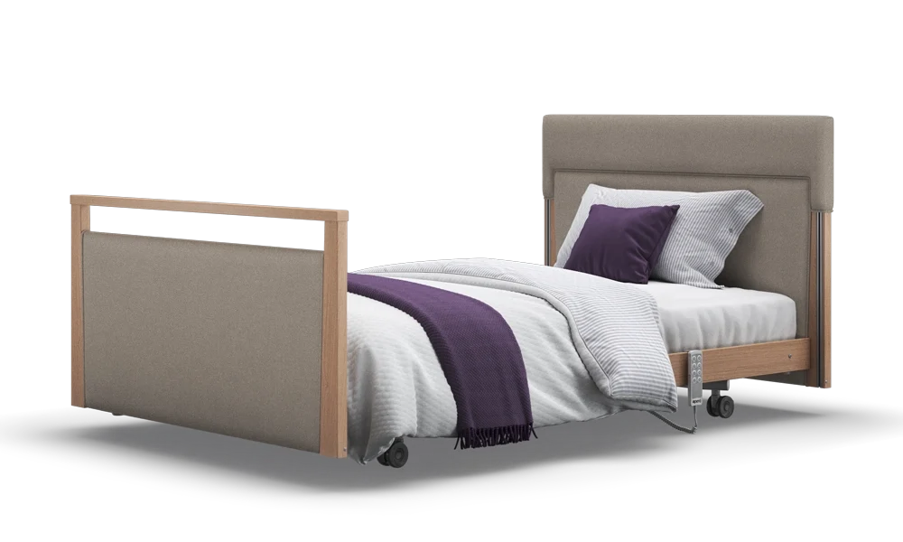Opera Beds Signature Upholstered Electric Profiling Bed - Luxury Medical Care Bed - Detail View 112