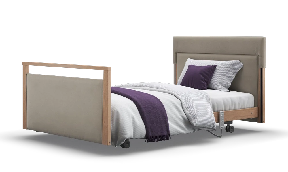 Opera Beds Signature Upholstered Electric Profiling Bed - Luxury Medical Care Bed - Detail View 130