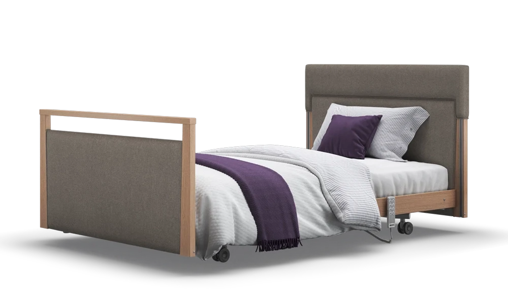 Opera Beds Signature Upholstered Electric Profiling Bed - Luxury Medical Care Bed - Detail View 118
