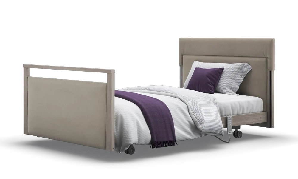Opera Beds Signature Upholstered Electric Profiling Bed - Luxury Medical Care Bed - Detail View 202
