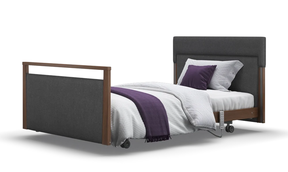 Opera Beds Signature Upholstered Electric Profiling Bed - Luxury Medical Care Bed - Detail View 160