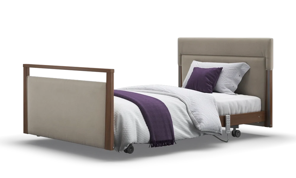 Opera Beds Signature Upholstered Electric Profiling Bed - Luxury Medical Care Bed - Detail View 166