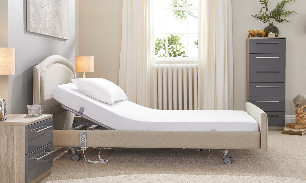 Opera Beds Signature Comfort Electric Profiling Bed - Height Adjustable Medical Care Bed - Detail View 7