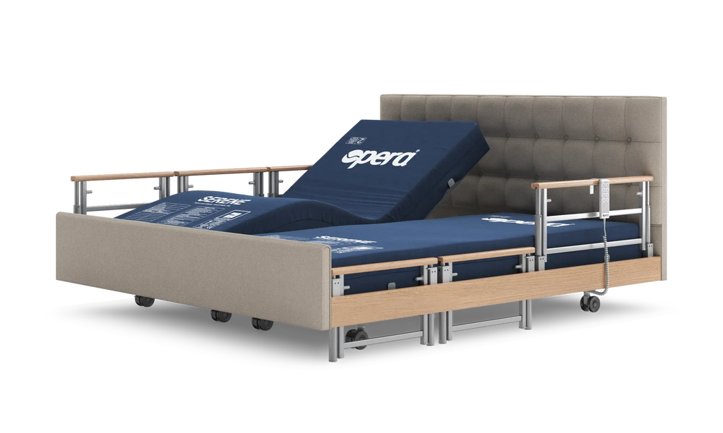 Opera Beds Signature Comfort Plus Dual Profiling Bed - Luxury Split Electric Care Bed - Detail View 2