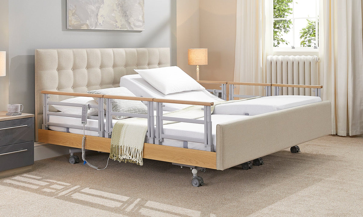 Opera Beds Signature Comfort Plus Dual Profiling Bed - Luxury Split Electric Care Bed - Detail View 3
