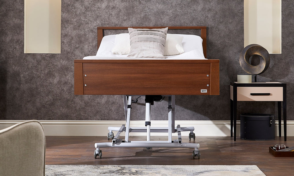 Opera Beds Signature Low Footboard Profiling Care Bed - Height Adjustable Nursing Bed - Detail View 5