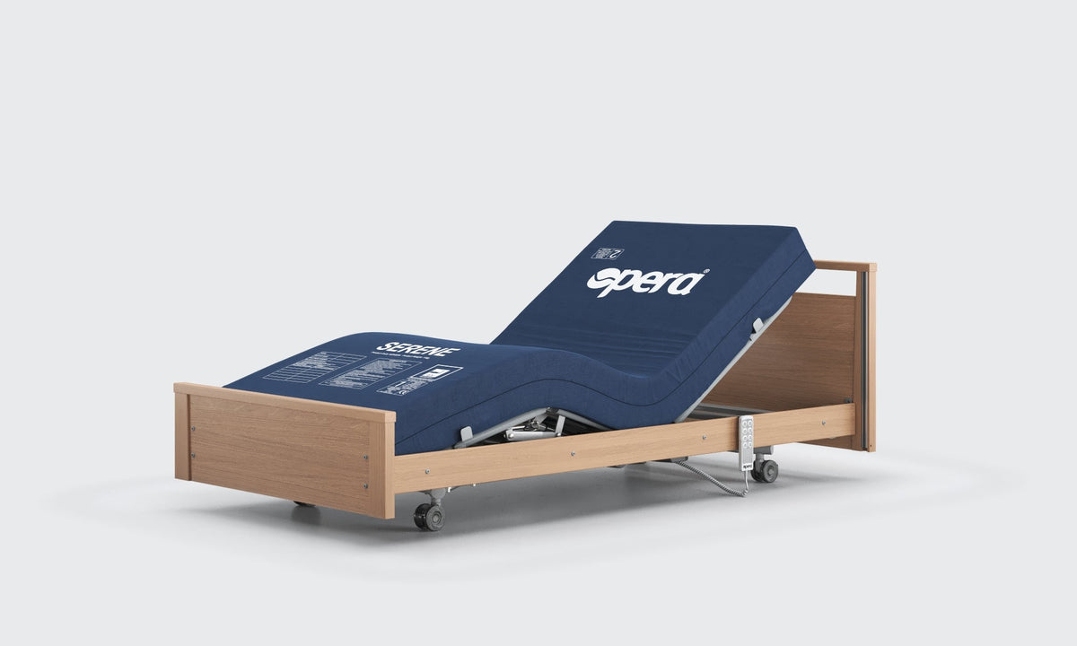 Opera Beds Signature Low Footboard Profiling Care Bed - Height Adjustable Nursing Bed - Detail View 10