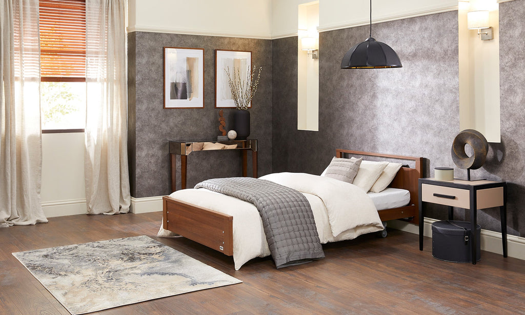 Opera Beds Signature Low Footboard Profiling Care Bed - Height Adjustable Nursing Bed - Detail View 7
