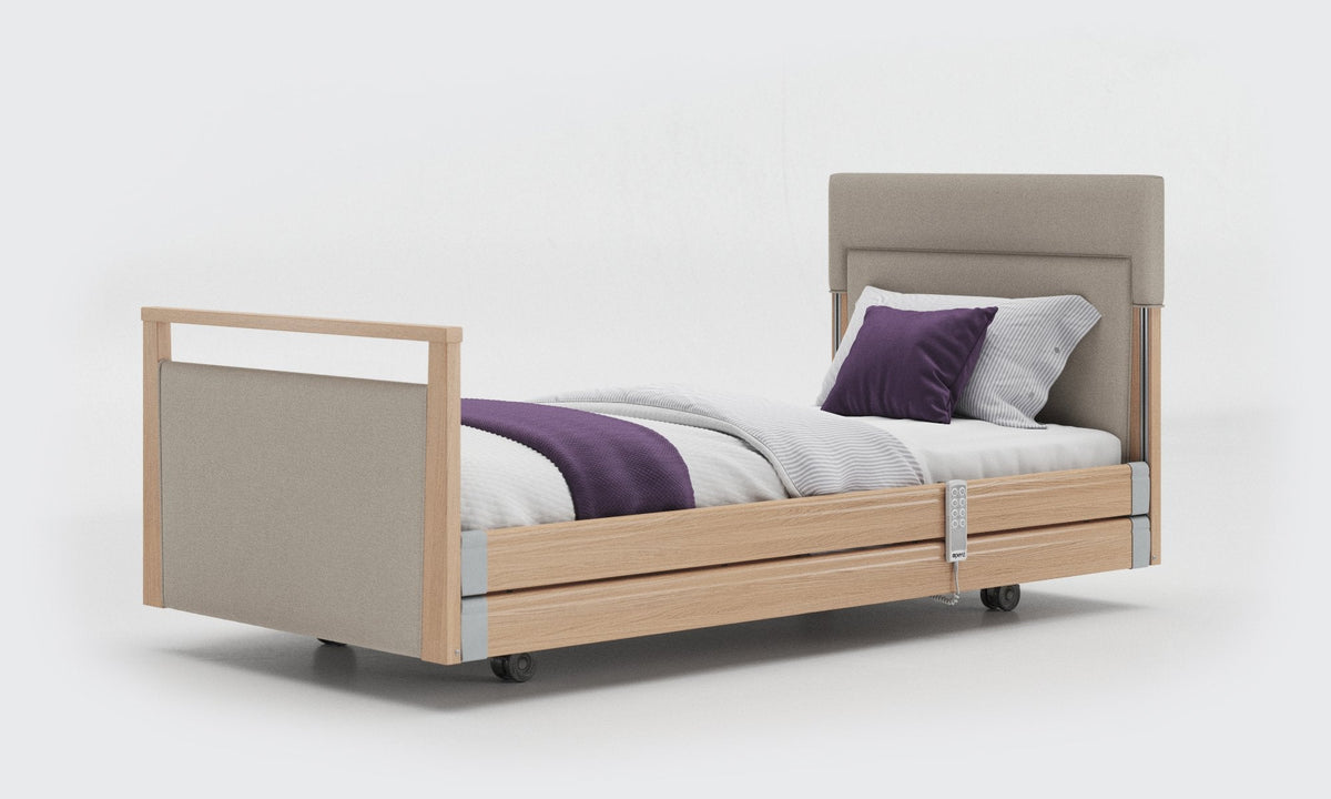 Opera Beds Signature Upholstered Electric Profiling Bed - Luxury Medical Care Bed - Detail View 9