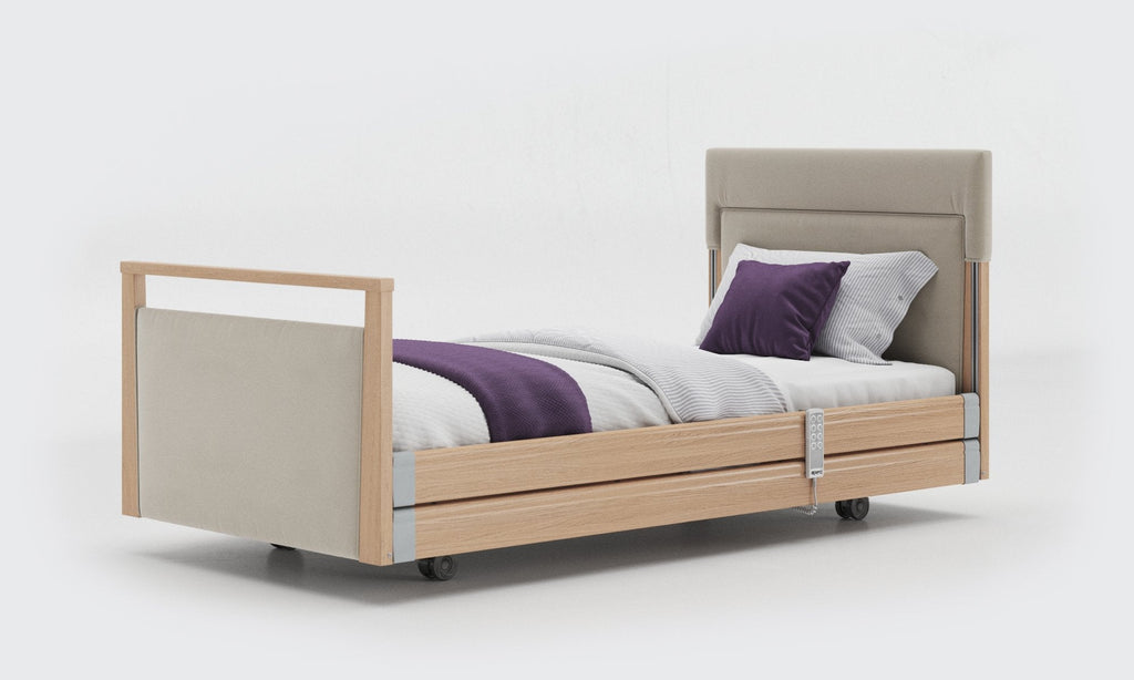Opera Beds Signature Upholstered Electric Profiling Bed - Luxury Medical Care Bed - Detail View 12