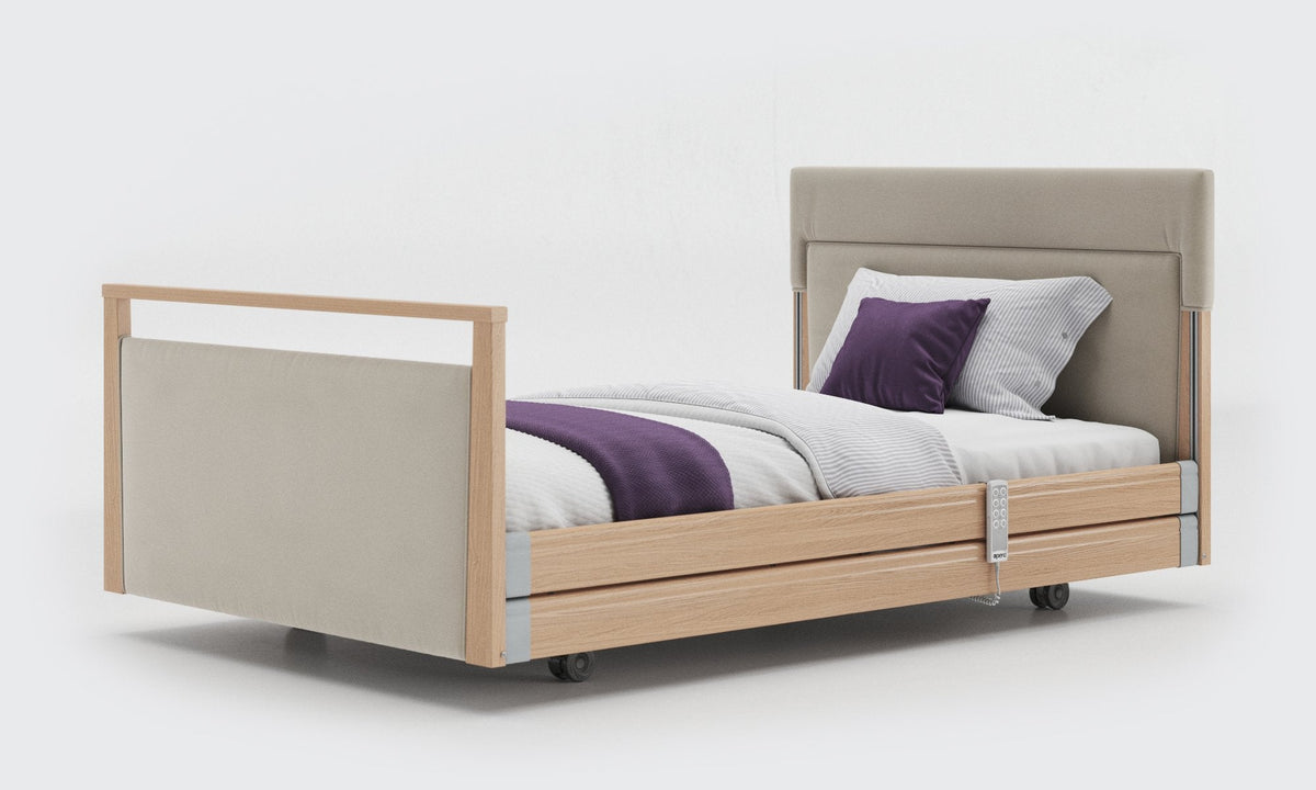 Opera Beds Signature Upholstered Electric Profiling Bed - Luxury Medical Care Bed - Detail View 60