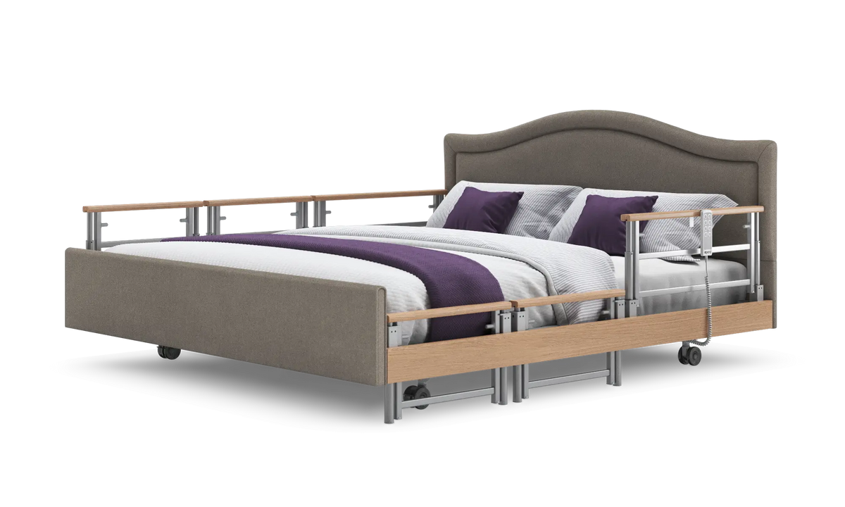 Opera Beds Signature Comfort Plus Dual Profiling Bed - Luxury Split Electric Care Bed - Detail View 180