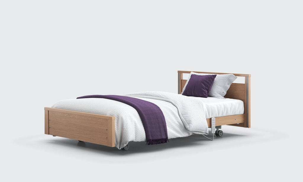 Opera Beds Signature Low Footboard Profiling Care Bed - Height Adjustable Nursing Bed - Detail View 13