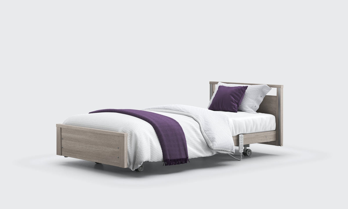 Opera Beds Signature Low Footboard Profiling Care Bed - Height Adjustable Nursing Bed - Detail View 12