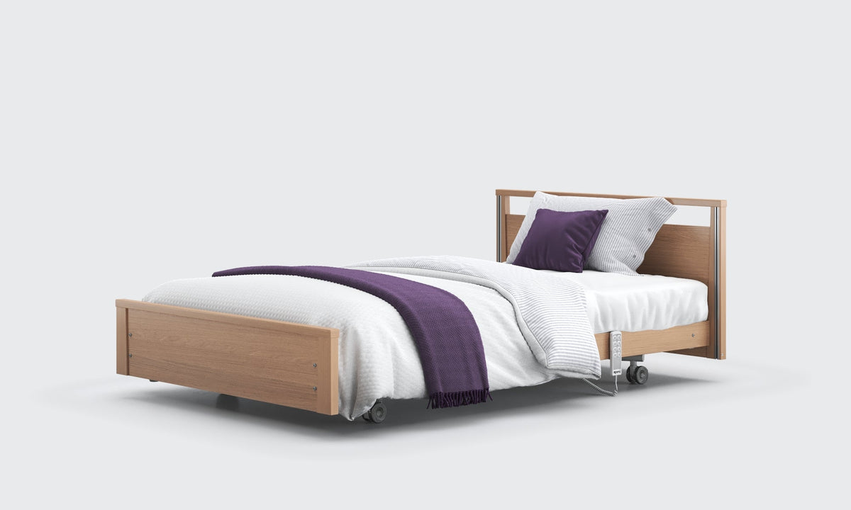Opera Beds Signature Low Footboard Profiling Care Bed - Height Adjustable Nursing Bed - Detail View 16