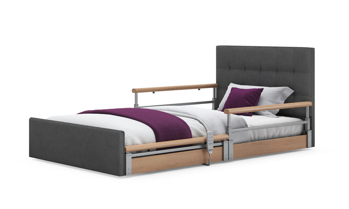 Opera Beds Solo Comfort Plus Profiling Floor Bed - Ultra-Low Falls Prevention Bed - Detail View 130