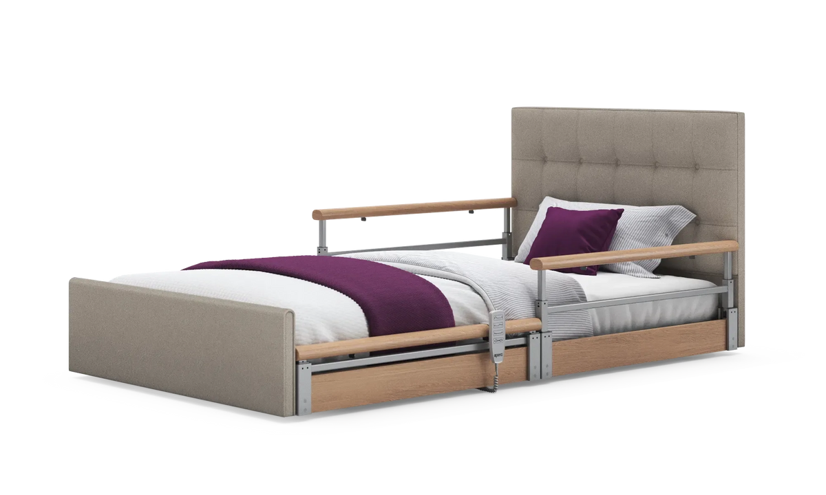 Opera Beds Solo Comfort Plus Profiling Floor Bed - Ultra-Low Falls Prevention Bed - Detail View 108