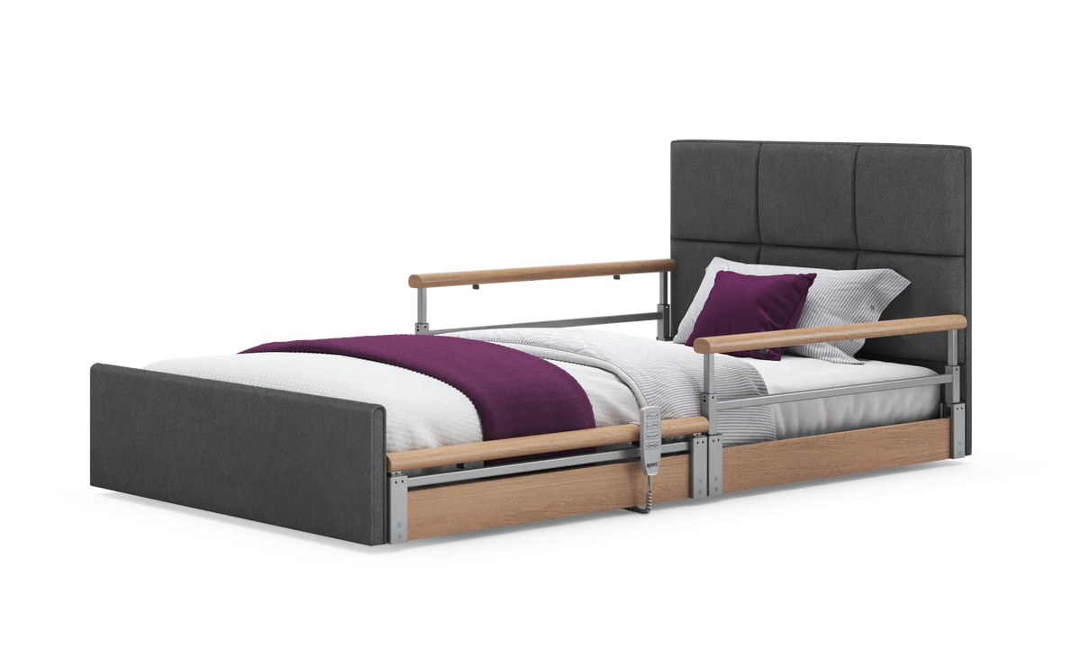 Opera Beds Solo Comfort Plus Profiling Floor Bed - Ultra-Low Falls Prevention Bed - Detail View 151