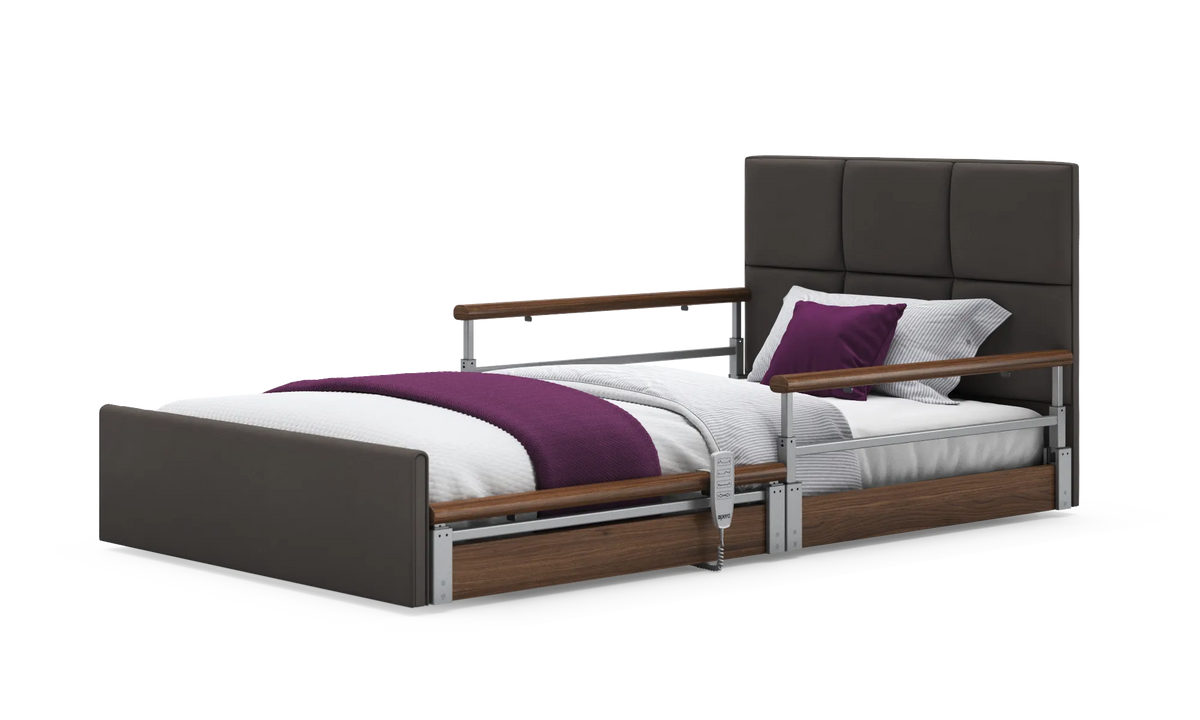 Opera Beds Solo Comfort Plus Profiling Floor Bed - Ultra-Low Falls Prevention Bed - Detail View 170