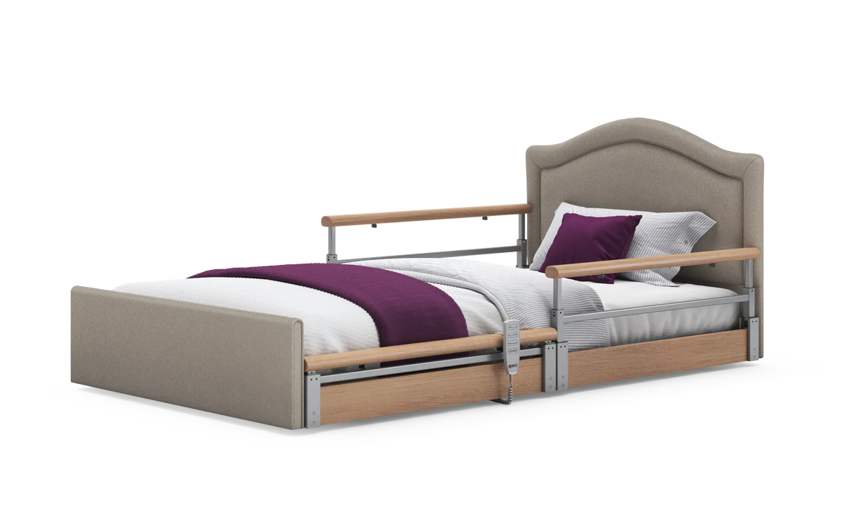 Opera Beds Solo Comfort Plus Profiling Floor Bed - Ultra-Low Falls Prevention Bed - Detail View 132