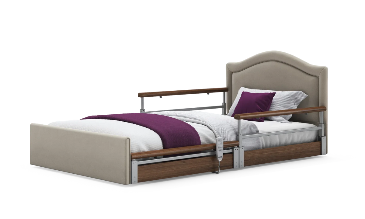 Opera Beds Solo Comfort Plus Profiling Floor Bed - Ultra-Low Falls Prevention Bed - Detail View 140