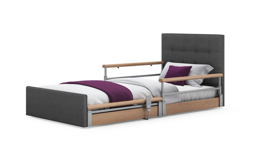 Opera Beds Solo Comfort Plus Profiling Floor Bed - Ultra-Low Falls Prevention Bed - Detail View 100