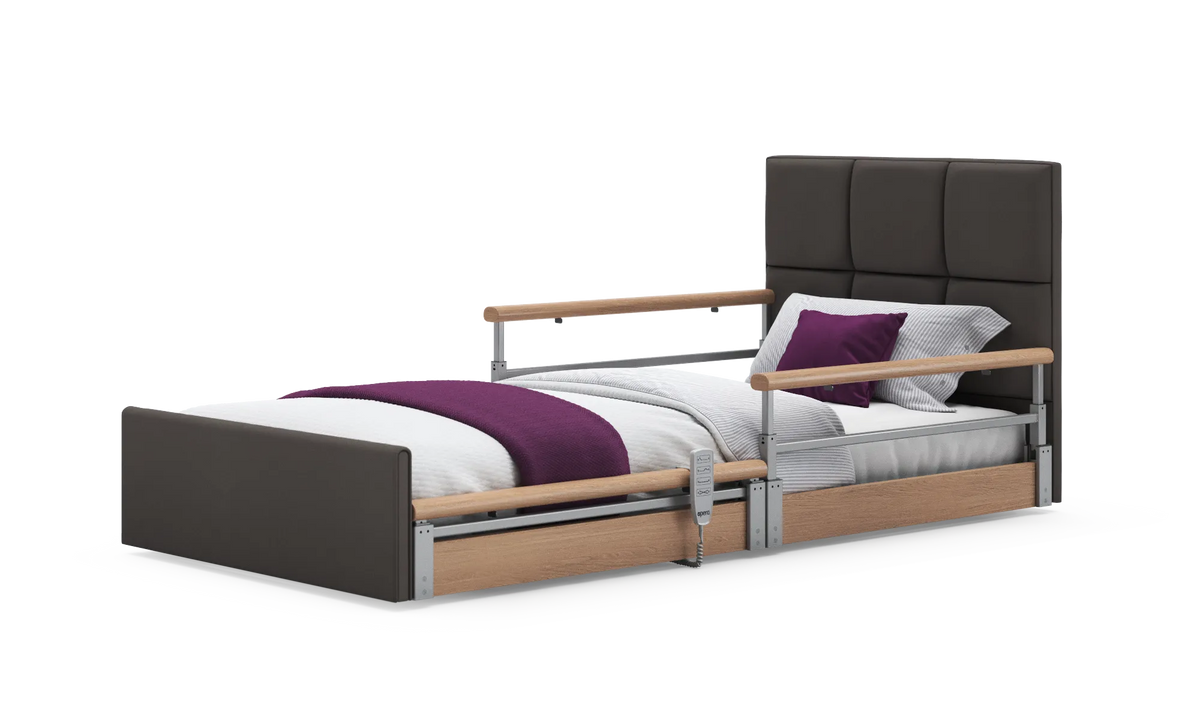 Opera Beds Solo Comfort Plus Profiling Floor Bed - Ultra-Low Falls Prevention Bed - Detail View 167