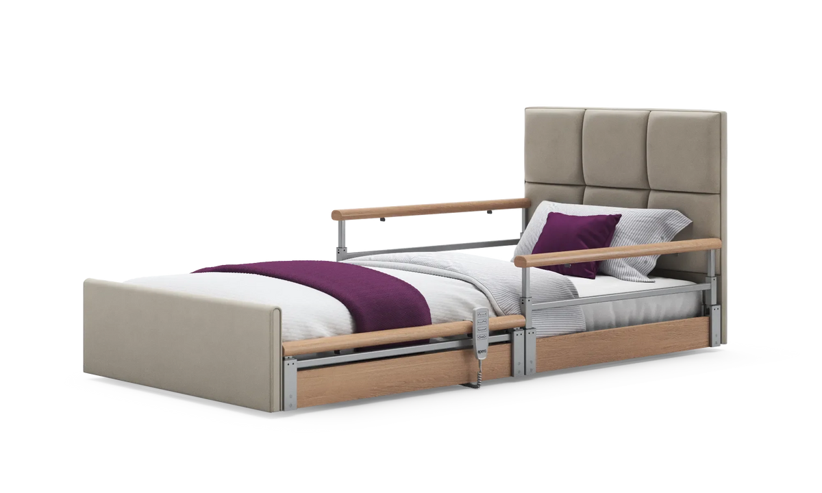 Opera Beds Solo Comfort Plus Profiling Floor Bed - Ultra-Low Falls Prevention Bed - Detail View 161