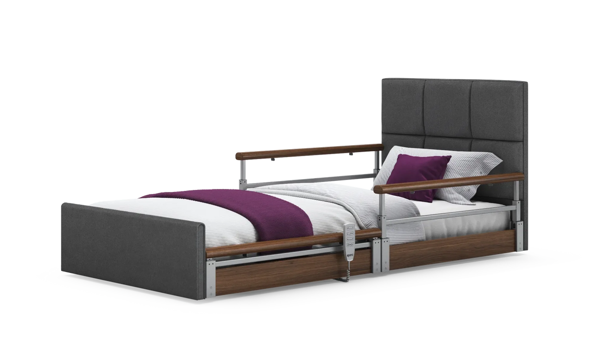 Opera Beds Solo Comfort Plus Profiling Floor Bed - Ultra-Low Falls Prevention Bed - Detail View 150