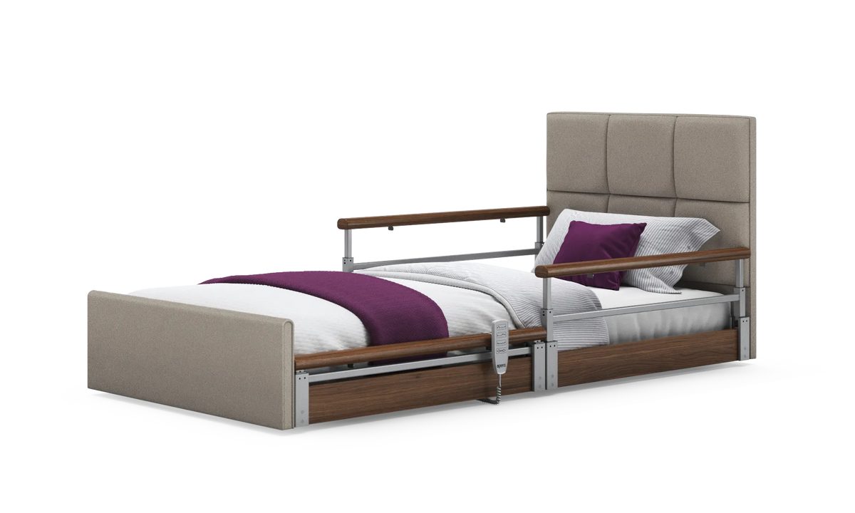 Opera Beds Solo Comfort Plus Profiling Floor Bed - Ultra-Low Falls Prevention Bed - Detail View 158