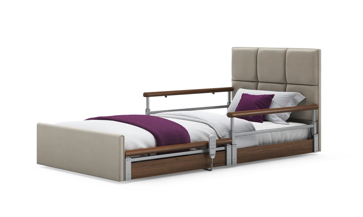 Opera Beds Solo Comfort Plus Profiling Floor Bed - Ultra-Low Falls Prevention Bed - Detail View 162