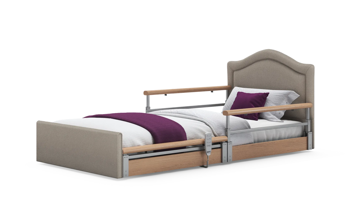 Opera Beds Solo Comfort Plus Profiling Floor Bed - Ultra-Low Falls Prevention Bed - Detail View 131