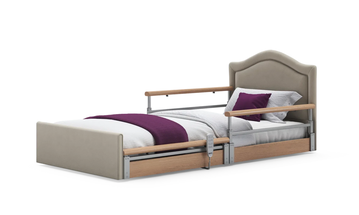 Opera Beds Solo Comfort Plus Profiling Floor Bed - Ultra-Low Falls Prevention Bed - Detail View 137