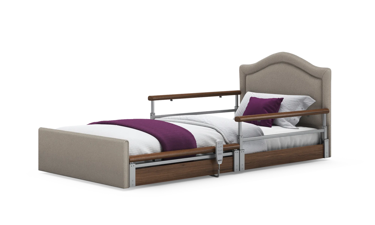 Opera Beds Solo Comfort Plus Profiling Floor Bed - Ultra-Low Falls Prevention Bed - Detail View 134