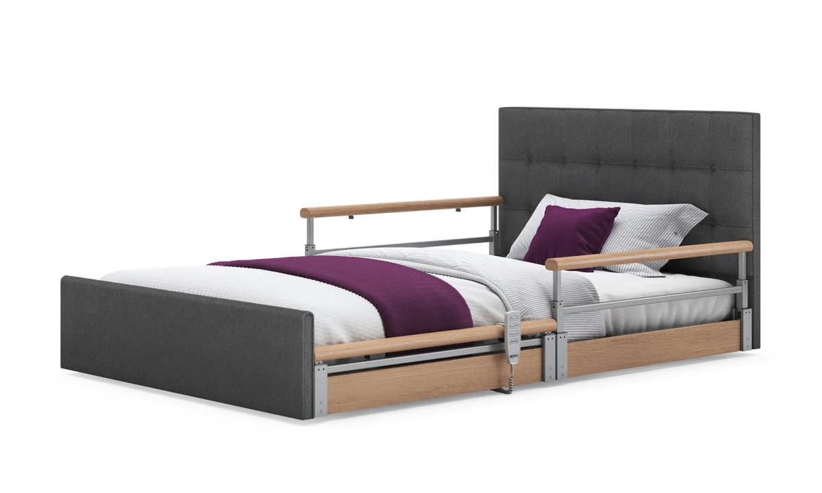 Opera Beds Solo Comfort Plus Profiling Floor Bed - Ultra-Low Falls Prevention Bed - Detail View 104
