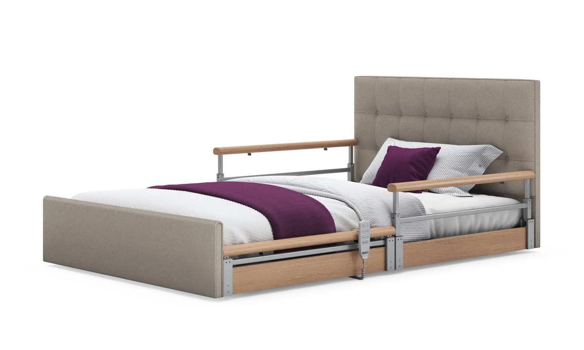 Opera Beds Solo Comfort Plus Profiling Floor Bed - Ultra-Low Falls Prevention Bed - Detail View 109