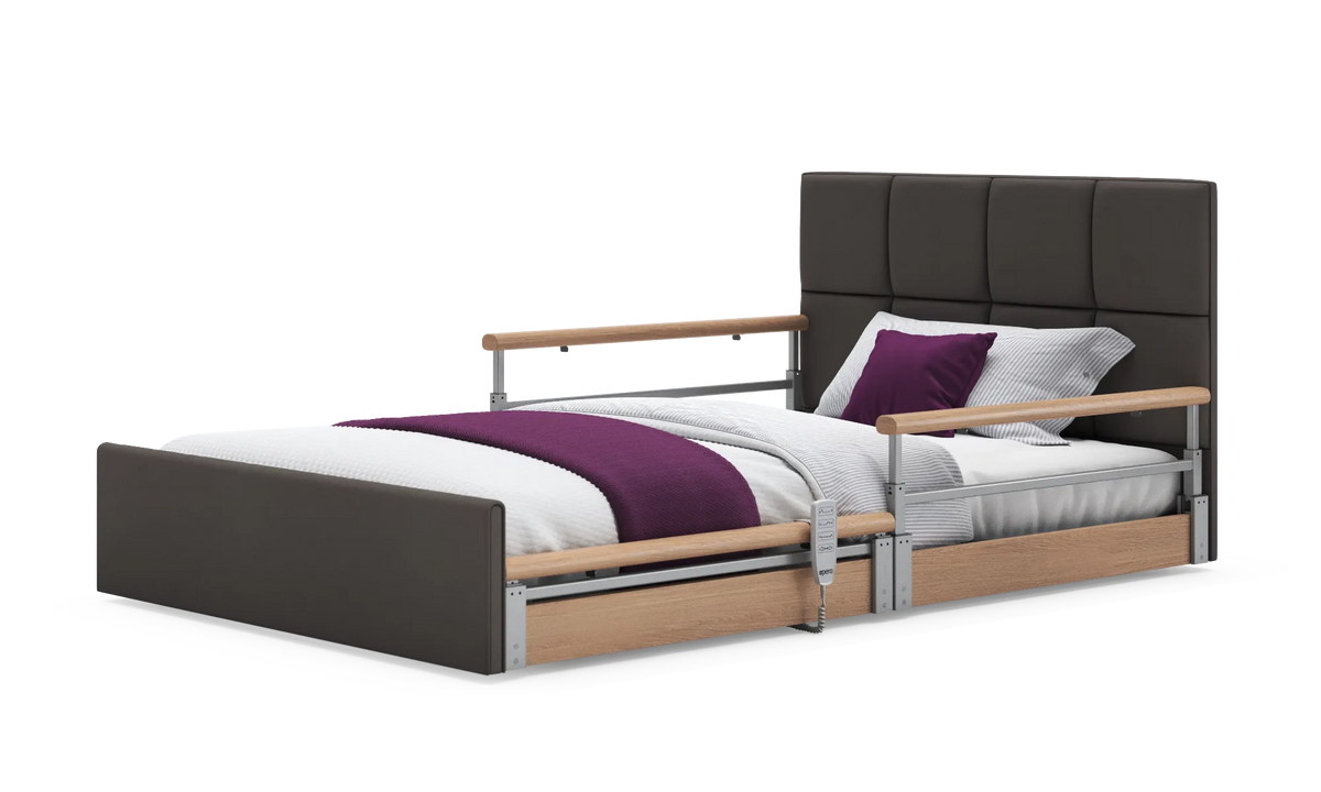 Opera Beds Solo Comfort Plus Profiling Floor Bed - Ultra-Low Falls Prevention Bed - Detail View 171