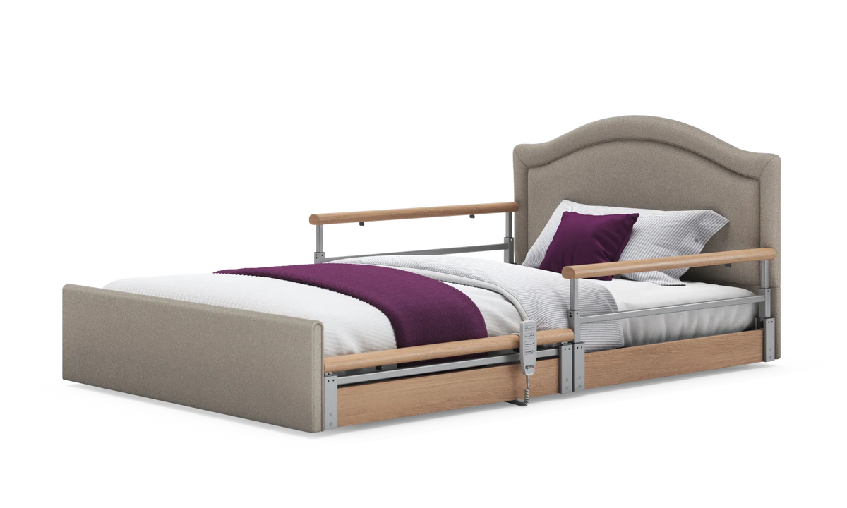 Opera Beds Solo Comfort Plus Profiling Floor Bed - Ultra-Low Falls Prevention Bed - Detail View 133