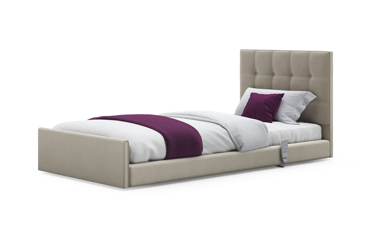 Opera Beds Solo Comfort Profiling Floor Bed - Ultra-Low Electric Nursing Bed - Detail View 78