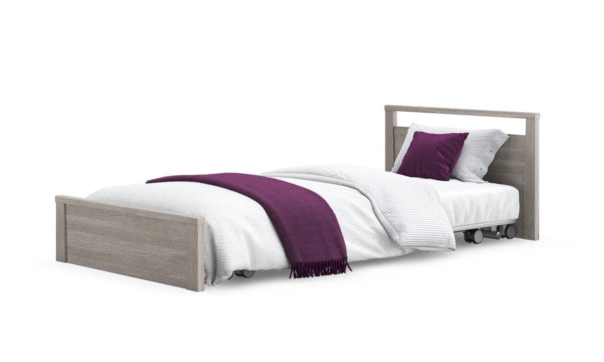 Opera Beds Solo Low Footboard Profiling Floor Bed - Ultra-Low Medical Care Bed - Detail View 18